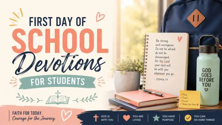 First Day of School Devotions for Students