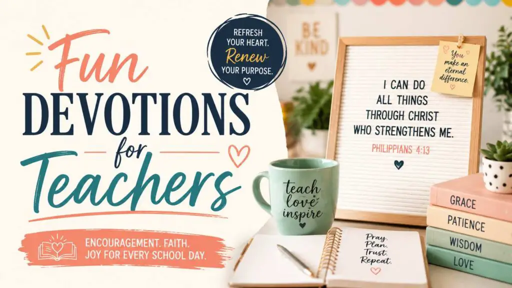 fun devotions for teachers