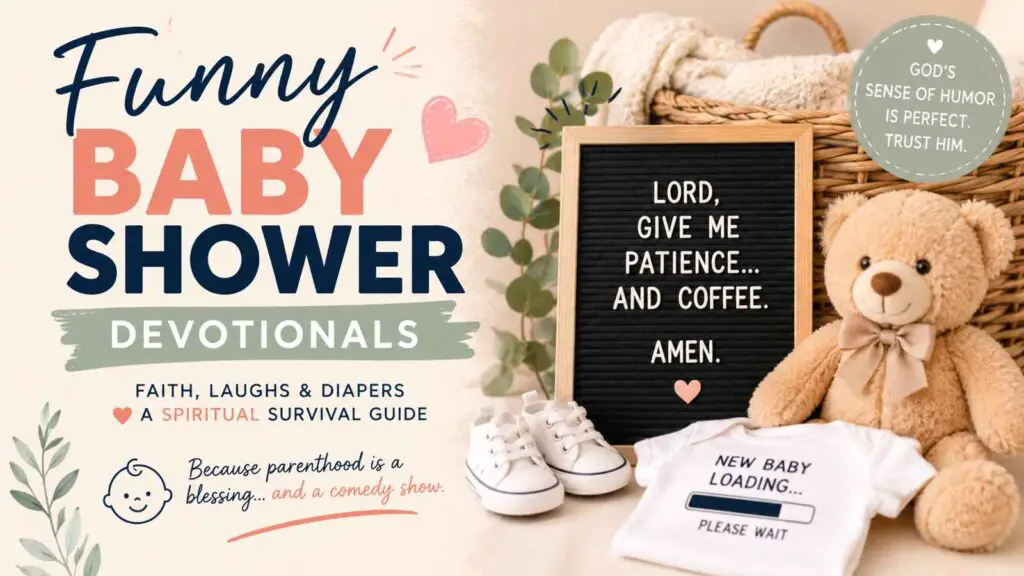 funny baby shower devotional