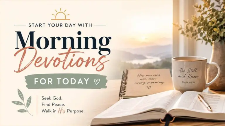 Find A Morning Devotion for Today