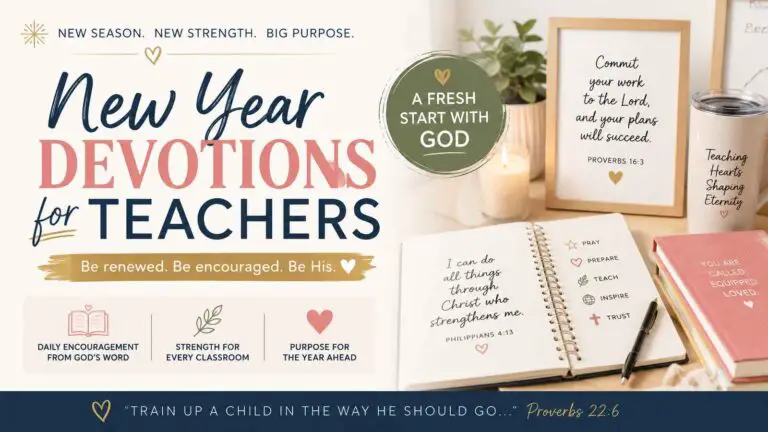 New Year Devotions for Teachers to Start the Year With God
