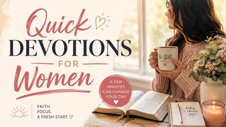 Quick Devotions for Women Seeking Strength and Peace