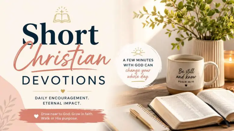 Short Christian Devotions for Growing Closer to God