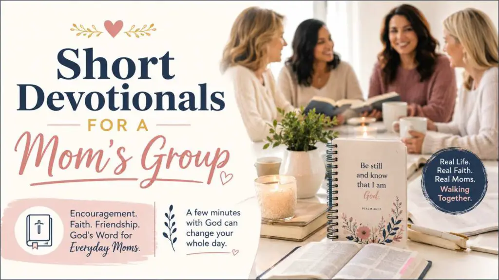 short devotional for moms group