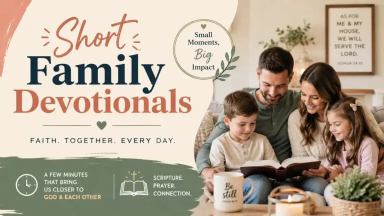 Short Family Devotionals for Meaningful Time With God