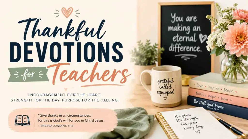 thankful devotions for teachers