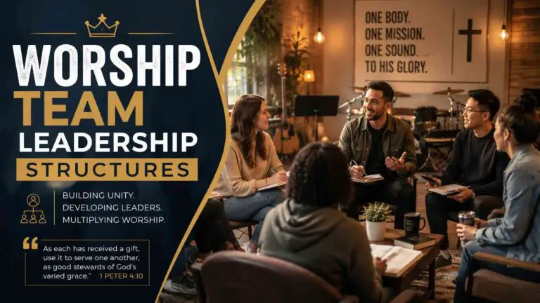 Worship Team Leadership Structure: Roles and Responsibilities