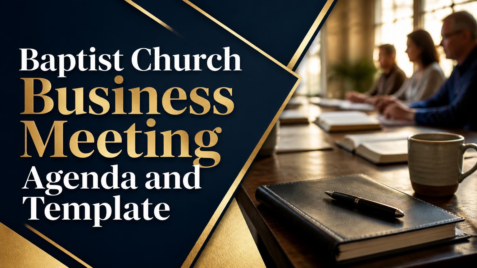 Baptist Church Business Meeting Agenda