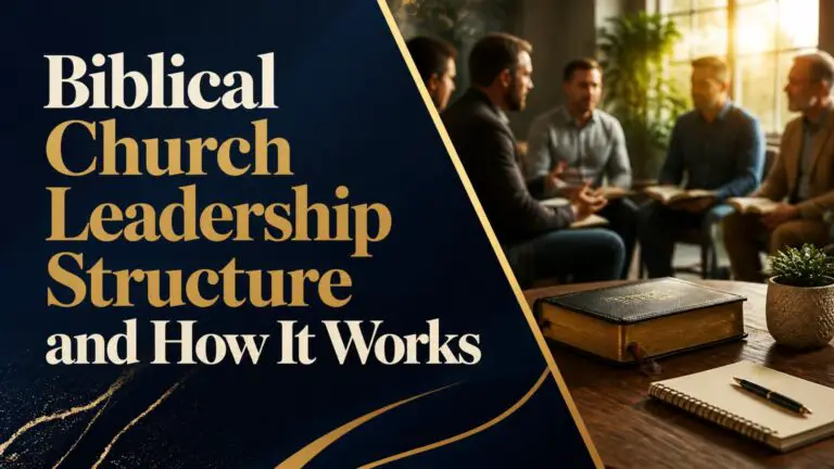 Biblical Church Leadership Structure and How It Works