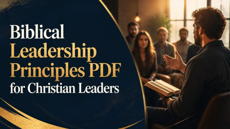 Biblical Leadership Principles PDF for Christian Leaders