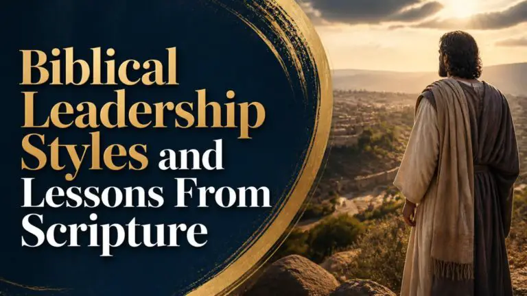 Biblical Leadership Styles and Lessons From Scripture