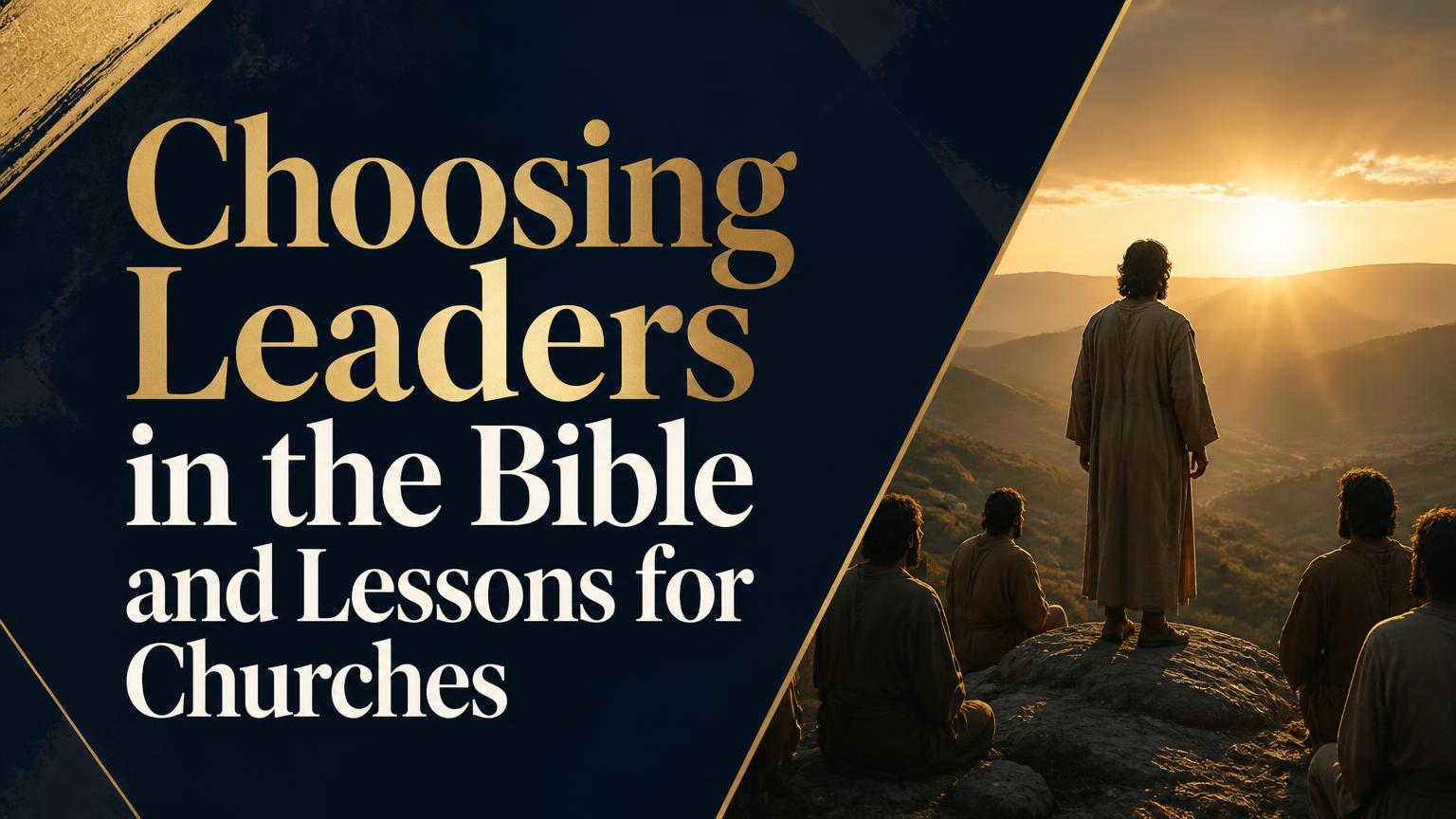 Choosing Leaders in the Bible