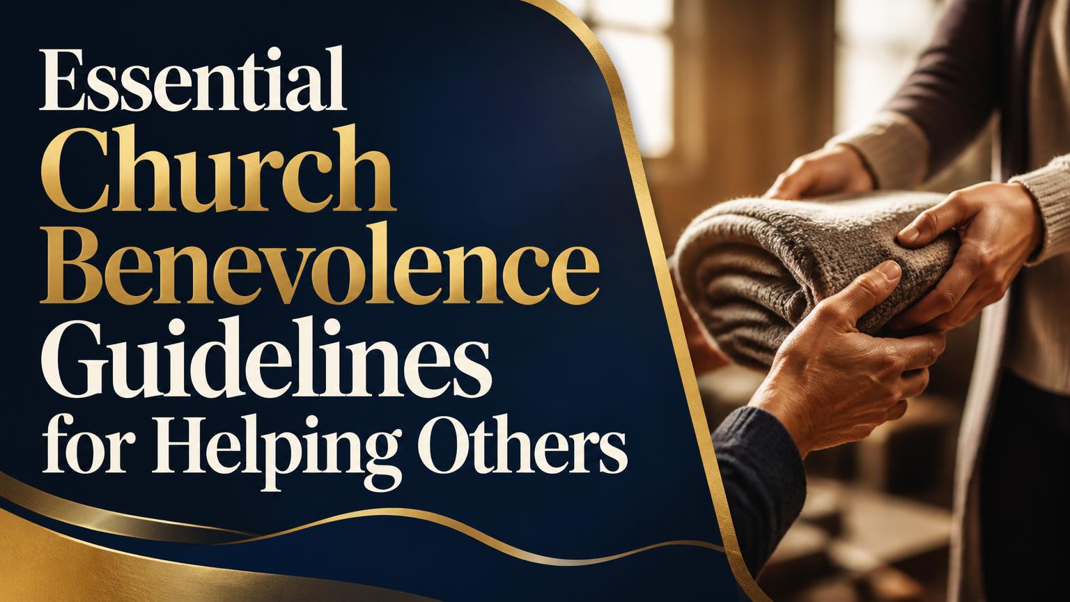 Church Benevolence Guidelines