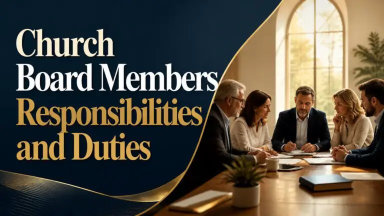 Church Board Members Responsibilities and Duties