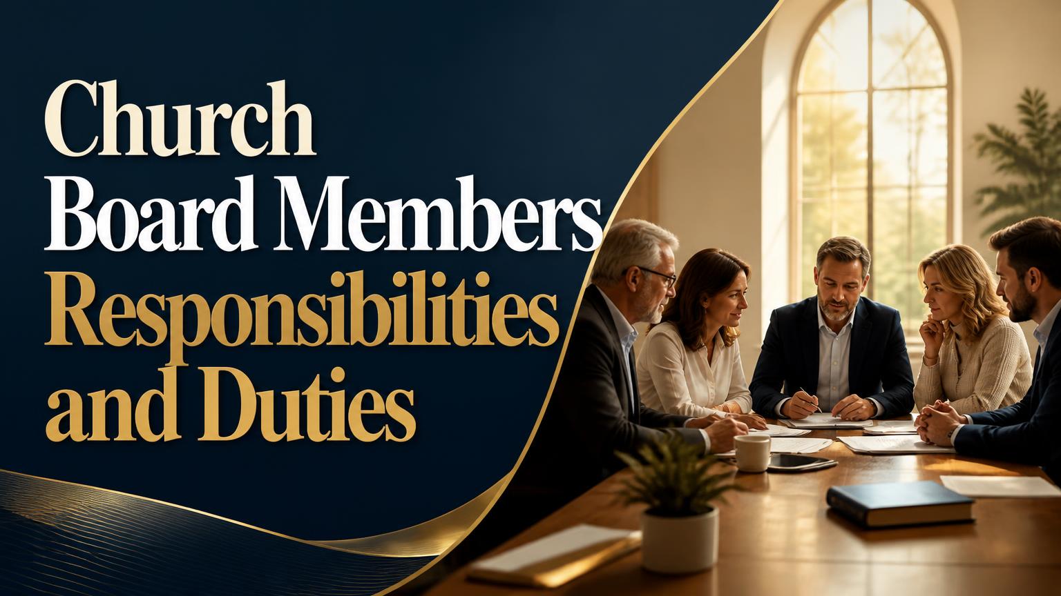 Church Board Members Responsibilities and Duties