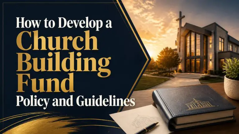 How to Develop a Church Building Fund Policy and Guidelines