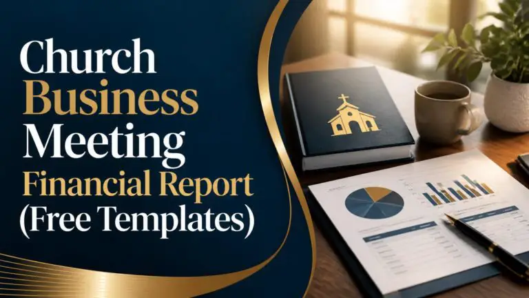 Church Business Meeting Financial Report (Free Templates)