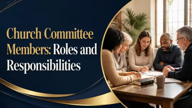 Church Committee Members: Roles and Responsibilities