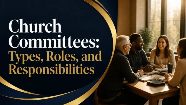 Church Committees: Types, Roles, and Responsibilities