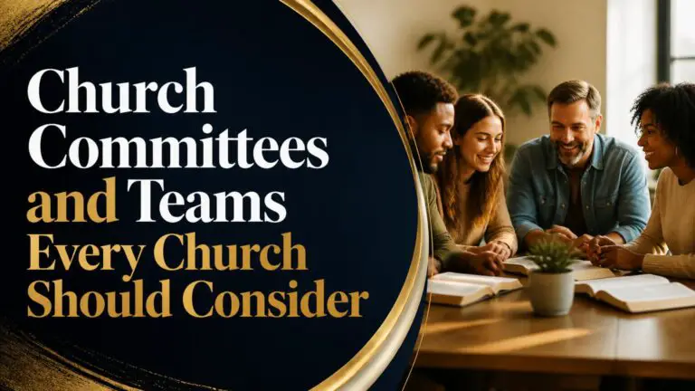 Church Committees and Teams Every Church Should Consider