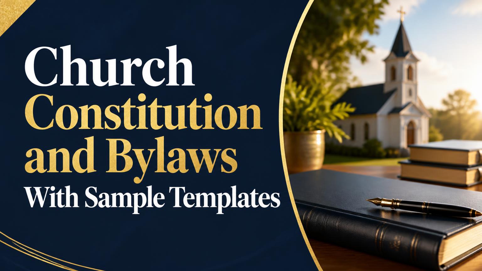 Church Constitution and Bylaws With Sample Templates - DEVOTIONALS FOR ...