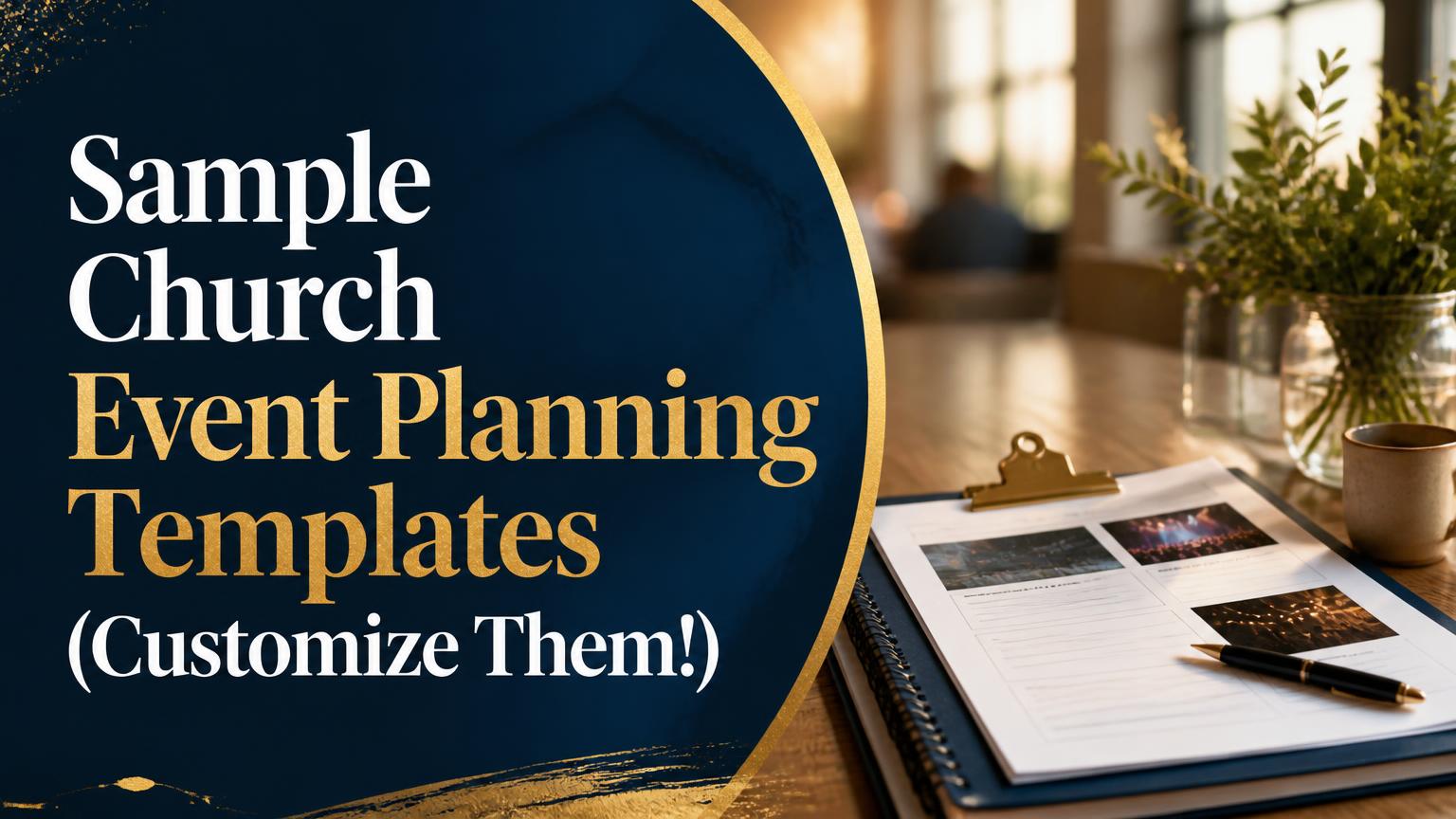 Sample Church Event Planning Templates (Customize Them!) - DEVOTIONALS ...