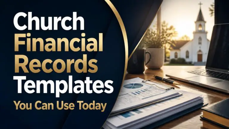 Church Financial Records Templates You Can Use Today