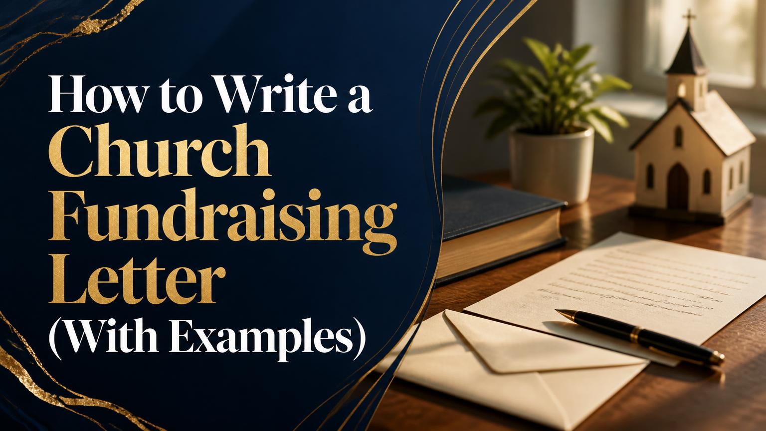 Church Fundraising Letter