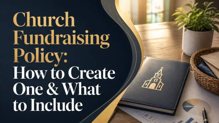 Church Fundraising Policy: How to Create One & What to Include
