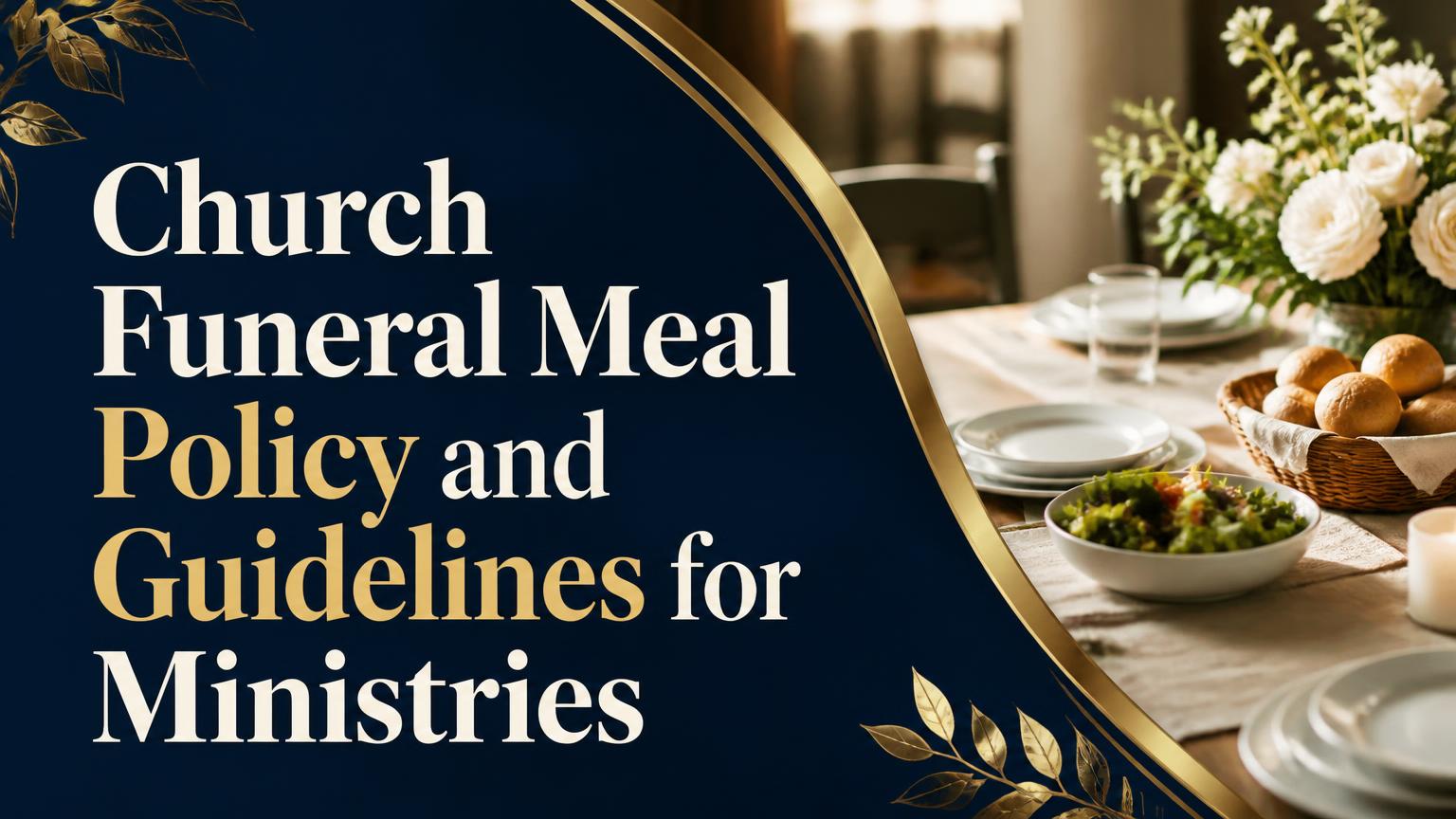Church Funeral Meal Policy