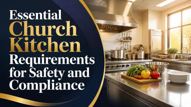 Essential Church Kitchen Requirements for Safety and Compliance