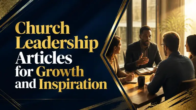 Church Leadership Articles for Growth and Inspiration