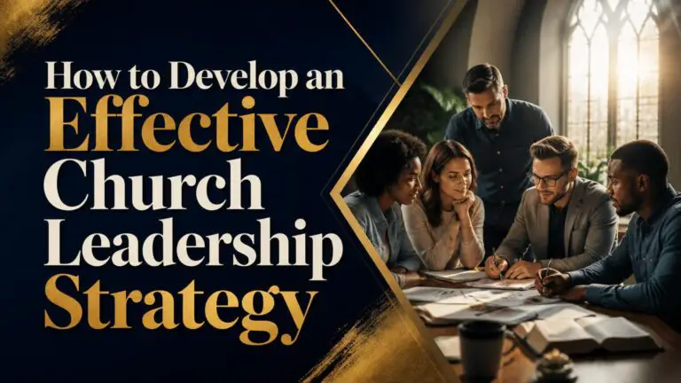 How to Develop an Effective Church Leadership Strategy