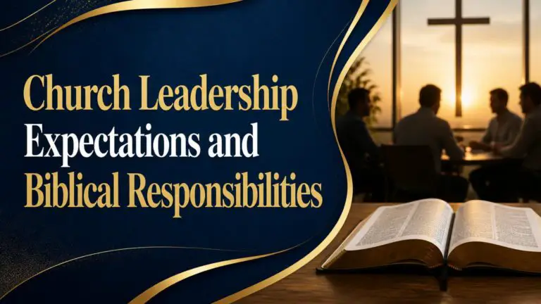 Church Leadership Expectations and Biblical Responsibilities