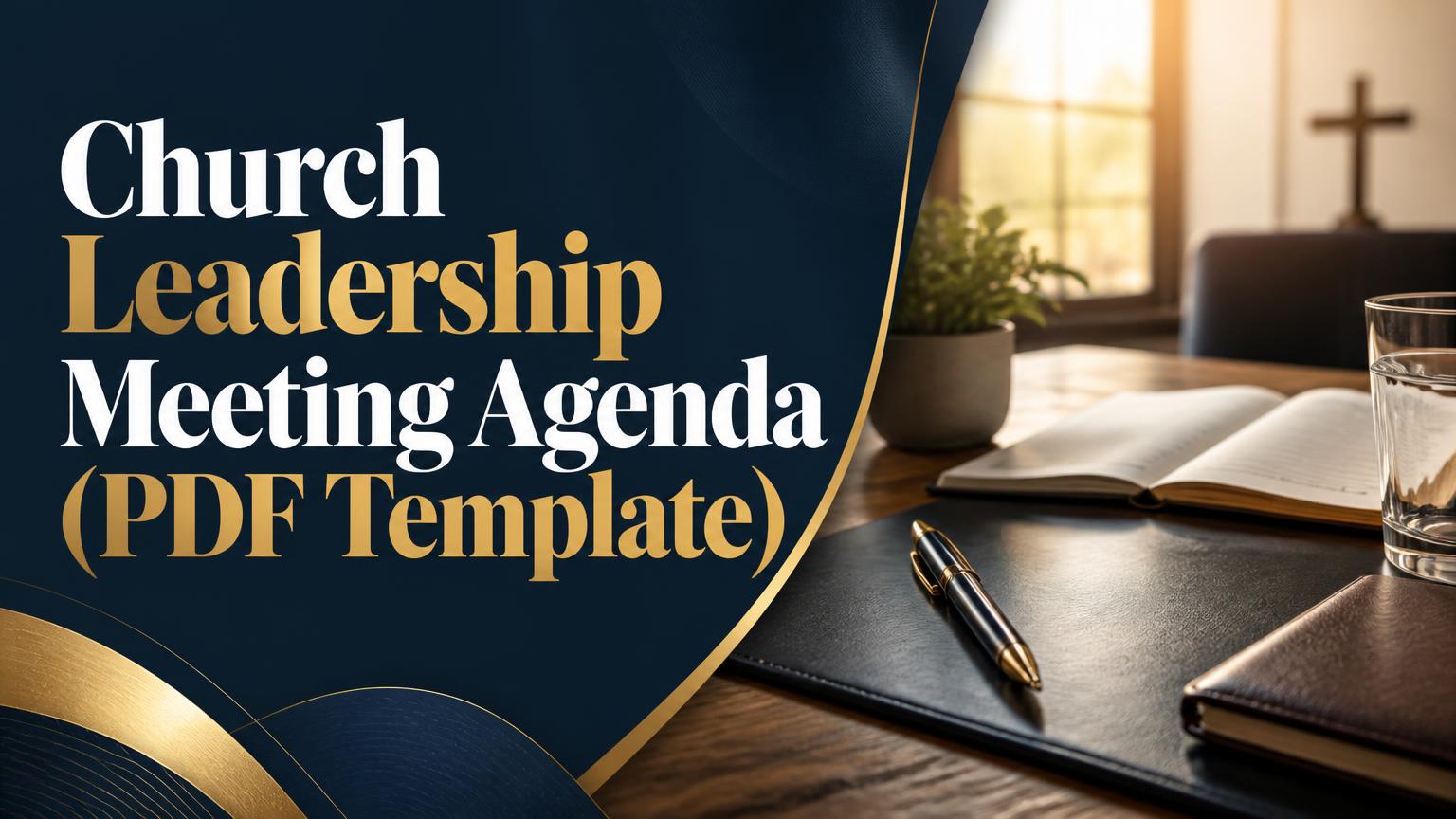 Church Leadership Meeting Agenda (PDF Template) - DEVOTIONALS FOR TODAY