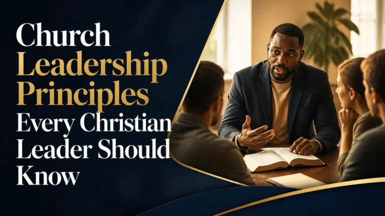 Church Leadership Principles Every Christian Leader Should Know