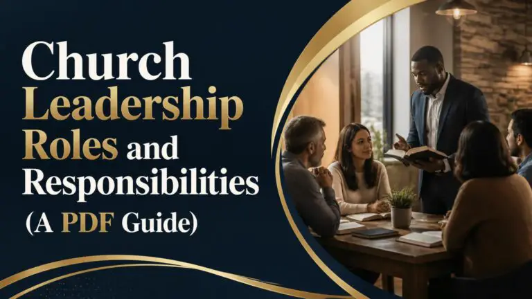 Church Leadership Roles and Responsibilities (A PDF Guide)