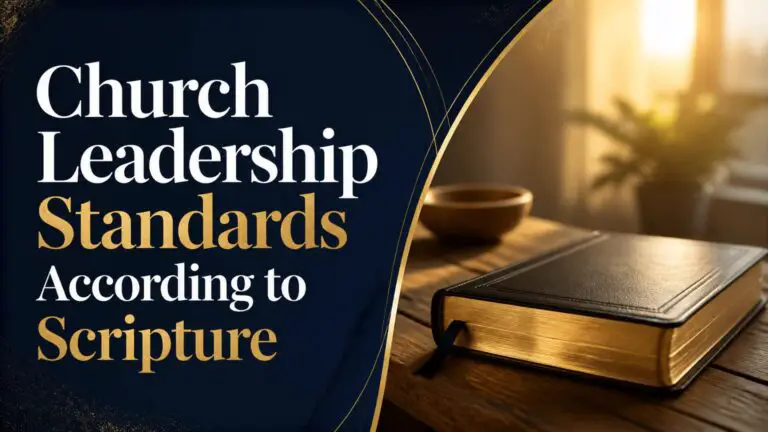 Church Leadership Standards According to Scripture