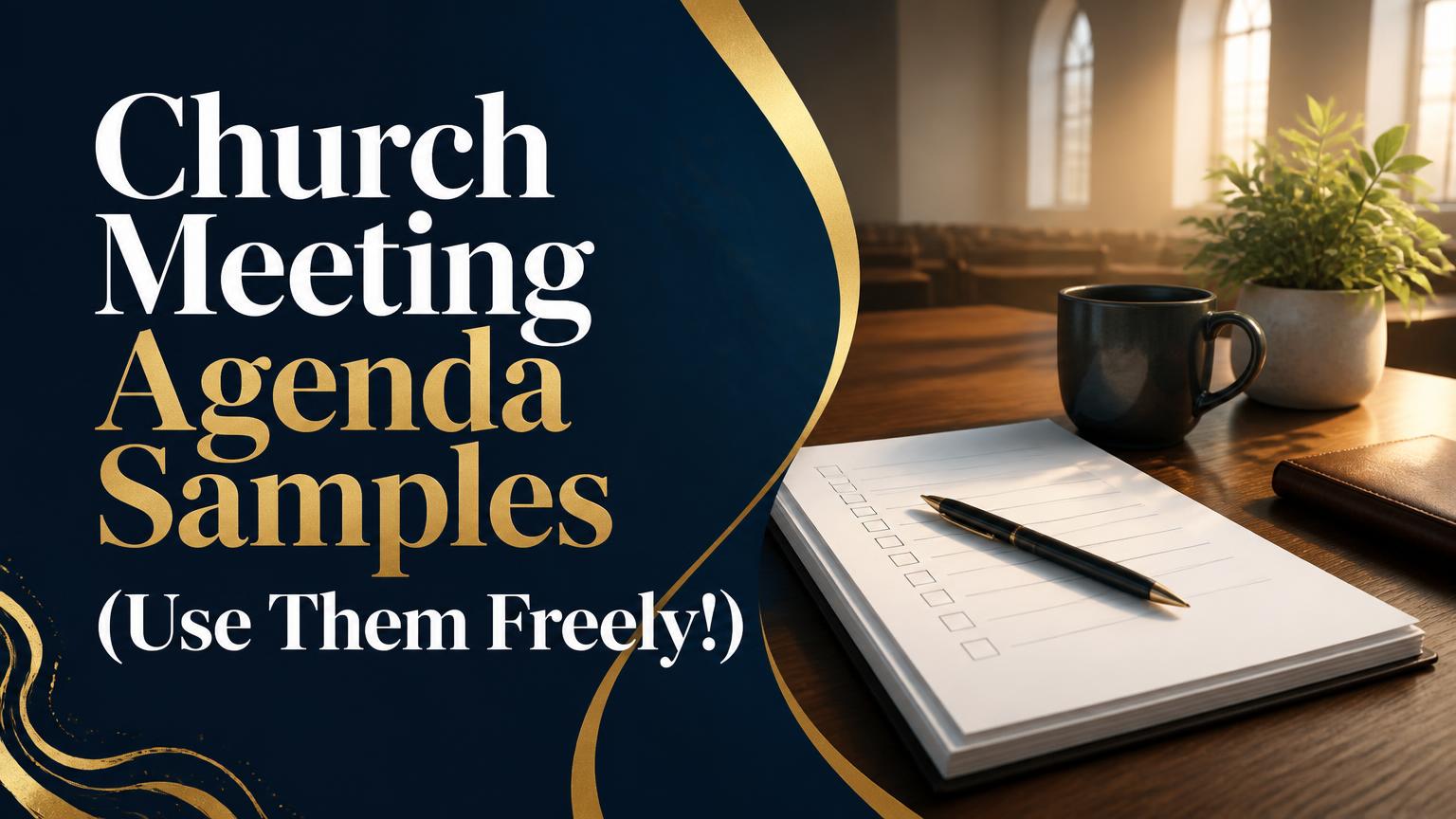 Church Meeting Agenda Sample