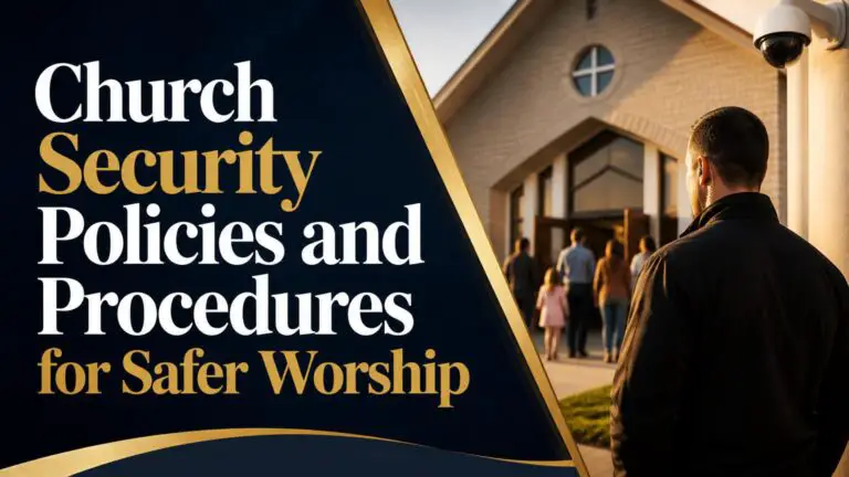 Church Security Policies and Procedures for Safer Worship