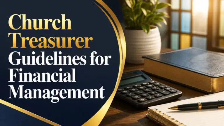 Church Treasurer Guidelines for Financial Management