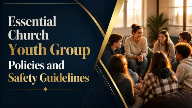 Essential Church Youth Group Policies and Safety Guidelines