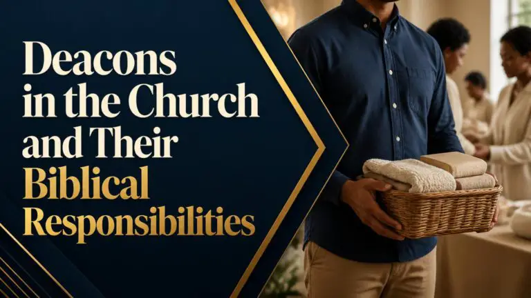 Deacons in the Church and Their Biblical Responsibilities