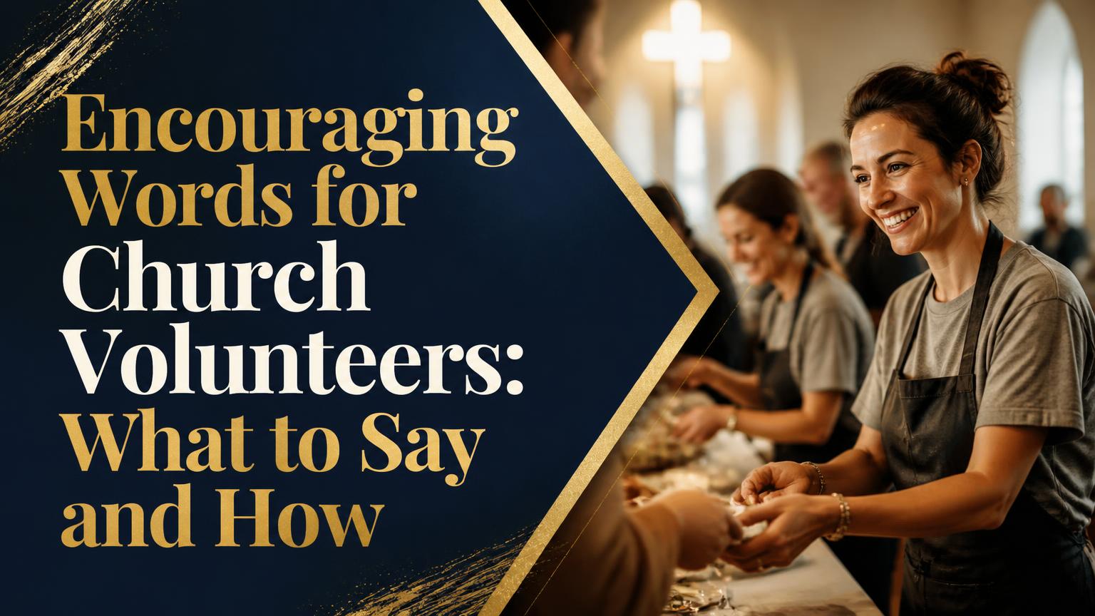 Encouraging Words for Church Volunteers