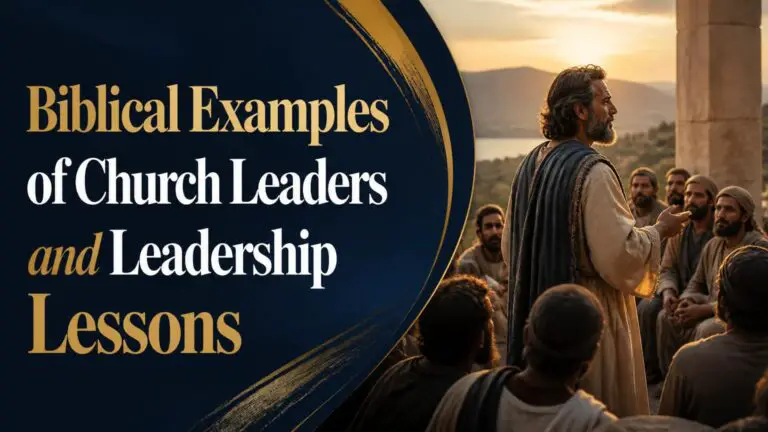 Biblical Examples of Church Leaders and Leadership Lessons