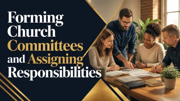 Forming Church Committees and Assigning Responsibilities