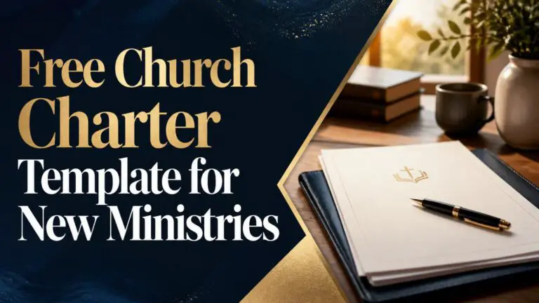 Free Church Charter Template for New Ministries