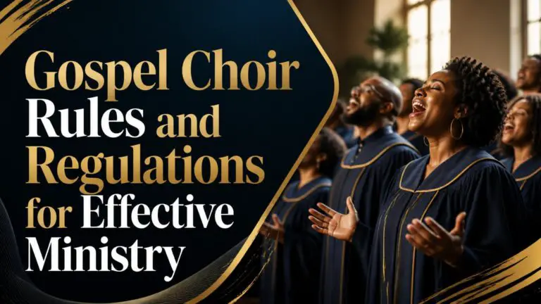 Gospel Choir Rules and Regulations for Effective Ministry