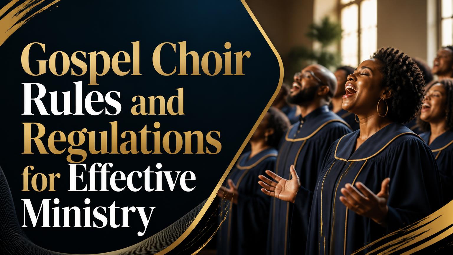 Gospel Choir Rules and Regulations
