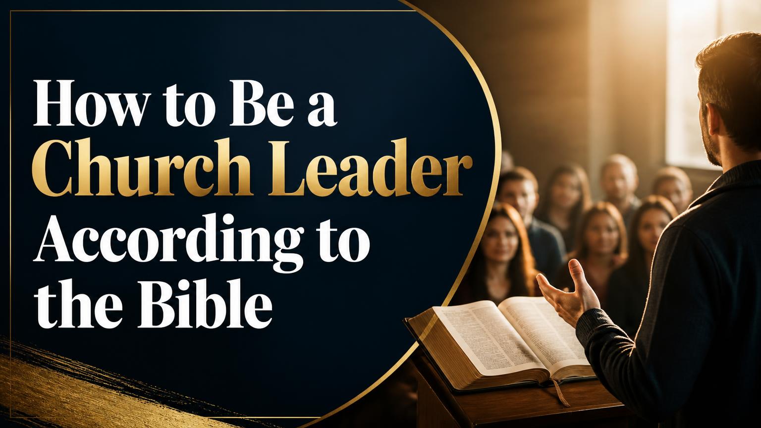 How to Be a Church Leader